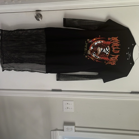 World Tour Black Mosh Pit Maxi Dress - Picture 5 of 6